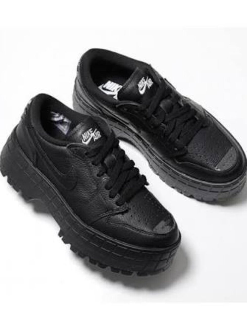 Nike Air Jordan 1 Brooklyn Low Black Platform HF3184-001 Women's Size 8 Shoes